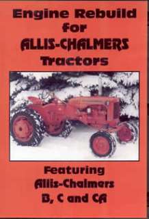 Allis Chalmers B, C, CA Tractor Engine Rebuild DVD  