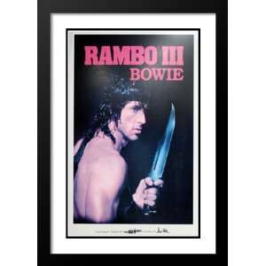  Rambo 3 20x26 Framed and Double Matted Movie Poster 
