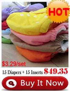 Wholesale Washable Insert Baby Cloth Diaper Nappy Liners Inserts 100% 
