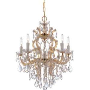  By Crystorama Lighting Cortland Collection Polished Gold 