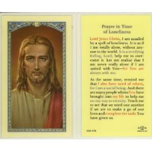 Prayer in Time of Loneliness Holy Card (800 078) (E24 733)  