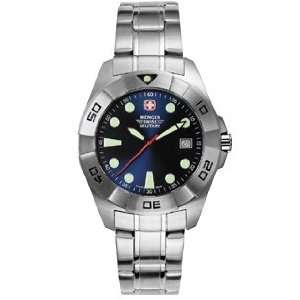 Wenger Sport 2 Mens Swiss Military Watch Watch   Blue Sunray Dial w 