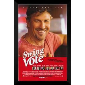   Swing Vote FRAMED 27x40 Movie Poster Kevin Costner