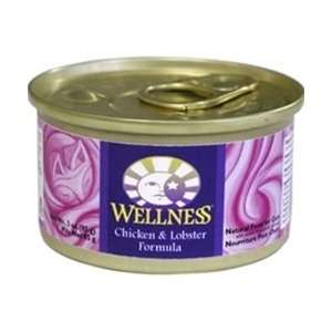 Wellness Canned Cat Chicken & Lobster 24/3 Oz Case by Wellpet Llc
