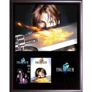 Final Fantasy VIII 8   Squall   Collectible Plaque Series w/ Card (#3 