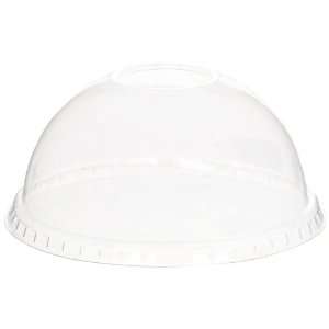   Dome Lid with Hole for 16 24 oz Plastic Cold Cup (20 Sleeves of 50