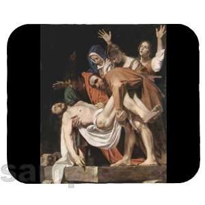  Entombment of Jesus Christ by Caravaggio Mouse Pad 