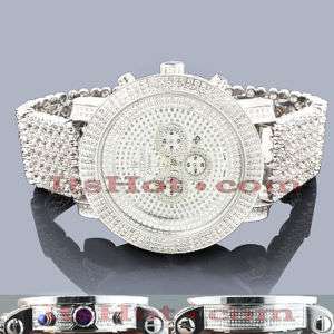 Iced Out Watches for Men ICETIME Diamond Watch 8ct  