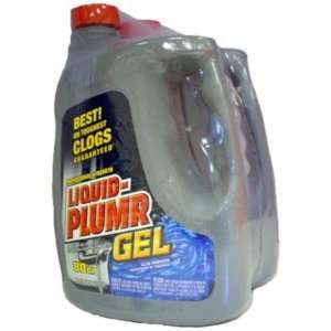  Liquid Plumr Gel Clog Remover   2/80 oz. jugs Office 