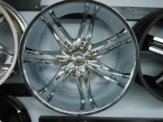 BRAND NEW SET OF 24 LIMITED 801 CHROME WHEELS NEW  
