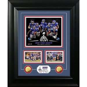  NFC Champs Super Bowl XLV Marquee 24KT Gold Coin Photo 