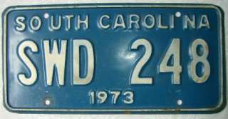 South Carolina License Plates Auto Tag Car Truck Van Automobile 