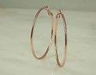 inch HOOPS ROSE GOLD PLATE  
