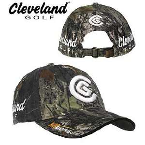 Cleveland Camo Golf Hat (Hibore Boo Weekley) Mossy Oak Camouflage Cap 