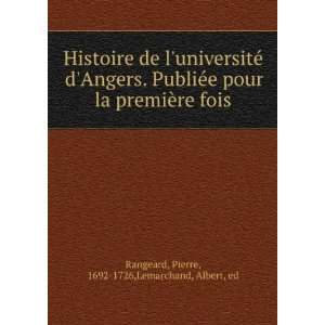   ¨re fois Pierre, 1692 1726,Lemarchand, Albert, ed Rangeard Books