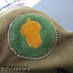 US WWII ARMY 87th INFANTRY DIV MEDICAL CORPS IKE JACKET UNIFORM BRONZE 