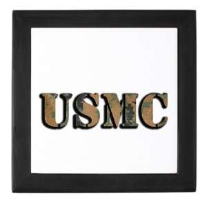 Military Backer USMC (Camo) Keepsake Box
