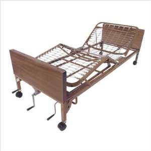  Drive Manual Bed w/ Innerspring Mattress and Rails Health 