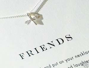 DOGEARED MAKE A WISH SILVERFRIENDS DRAGONFLY NECKLACE  