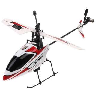   4CH 2.4GHz RC Mini Single Radio Propeller Helicopter Gyro V911 BNF RED