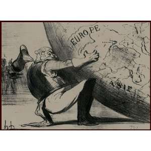  Honoré Daumier Confound it, I was Wrong, Czar Nicholas I 