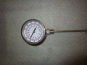   thermometer, 5 probe, 1/2 NPT mount with adjustable bezel  
