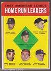 1965 Topps Home Run Leaders 218 Norm Cash Tony Conigliaro Reprint card 