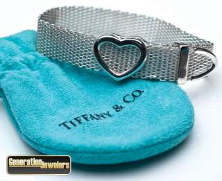 Shimmering TIffany & Co. Belt Buckle Bracelet in 925 Sterling Silver 