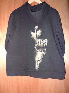 Rise Against Bomb Girl vintage style hoodie size XL  