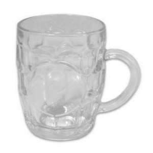  Beer Mug 16 Oz Circle Clear Glass Case Pack 24 Everything 