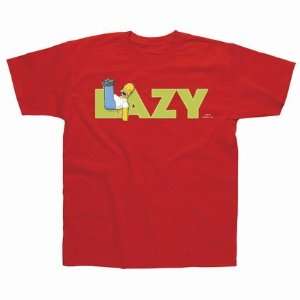  SPK Wear   Simpsons T Shirt Lazy (XL)