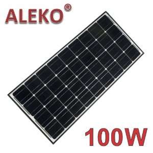  ALEKO® 100W 100 Watt Monocrystalline Solar Panel
