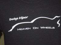 Dodge Viper HEAVEN ON WHEELS SPORTS CAR Shirt L  