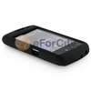 FOR BLACKBERRY STORM2 9550 LCD FILM+BLACK SILICONE CASE  