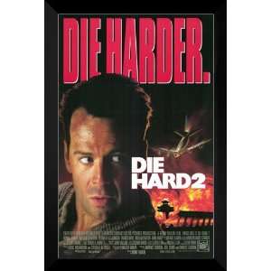  Die Hard 2 Die Harder FRAMED 27x40 Movie Poster