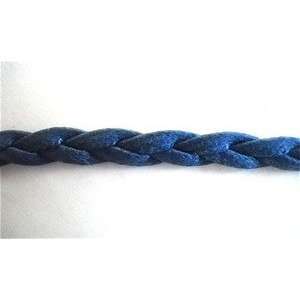  Blue Cotton Braided Cord 10 Yds 1/4 Inch Wrights Arts 