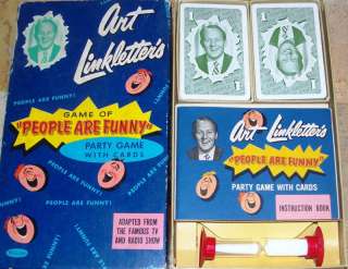ART LINKLETTER PEOPLE ARE FUNNY CARD GAME  