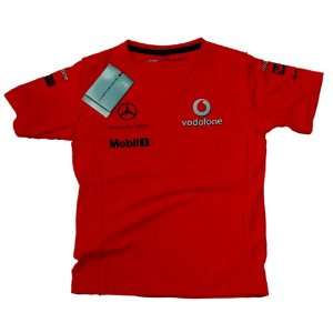  T Shirt Formula One 1 McLaren F1 Team NEW Kids RED M 