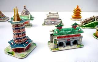   Chinese Classical Architecture Building Palace turret Puzzles  