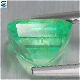 23ct  Ultra Hot Natural Green Columbian Emerald  Octagon Step  