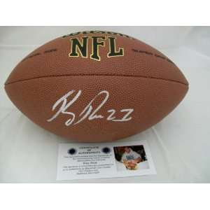 Ray Rice Autographed Baltimore Ravens Official Wilson NFL Football