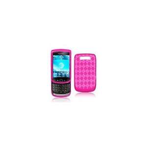  Blackberry Torch 9800 Cell Phone (Pink) Candy Skin Case 