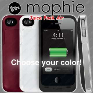   Juice Pack Air Battery Case for Apple iPhone 4 S 4S Choose color