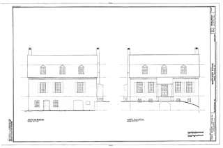 Dutch Colonial stone house, architectural plans, traditional gambrel 