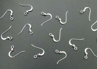 300 Silver Plated Earring Hooks Free S&H A003  