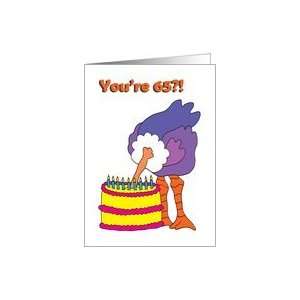  65th Birthday   Hide Your Excitement Card Toys & Games
