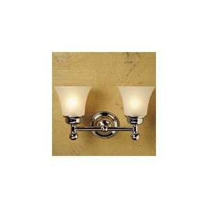   Sconces 21 52FD Wall Mount Double Flared Waterline Clear Satin Nickel