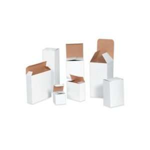     White Reverse Tuck Folding Cartons, 3 x 2 x 5