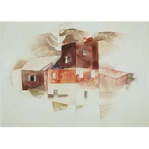   canvas   Charles Demuth   24 x 18 inches   Old Houses