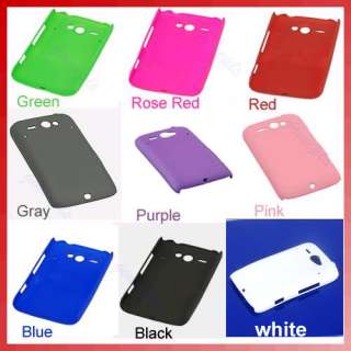 Rubberized Hard Case Cover For HTC CHACHA A810E G16 New  